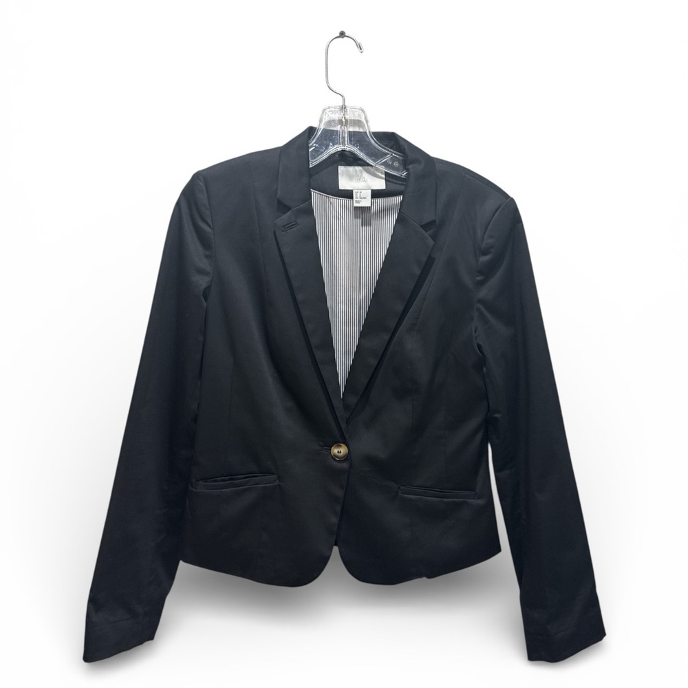 H&M Black Tailored Blazer – Size US 8 - Picture 4 of 5